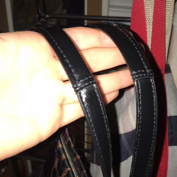 Coach Ocelot purple leopard bag - Picture 7 of 12